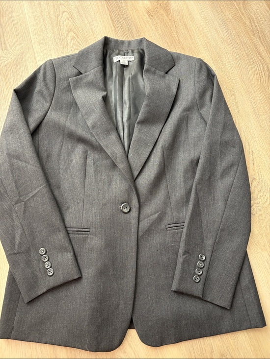 Pendleton Jackets & Blazers - Vintage Pendleton Gray Virgin Wool Blazer Size 10 business casual minimalist